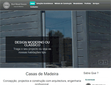 Tablet Screenshot of casasdemadeira.net